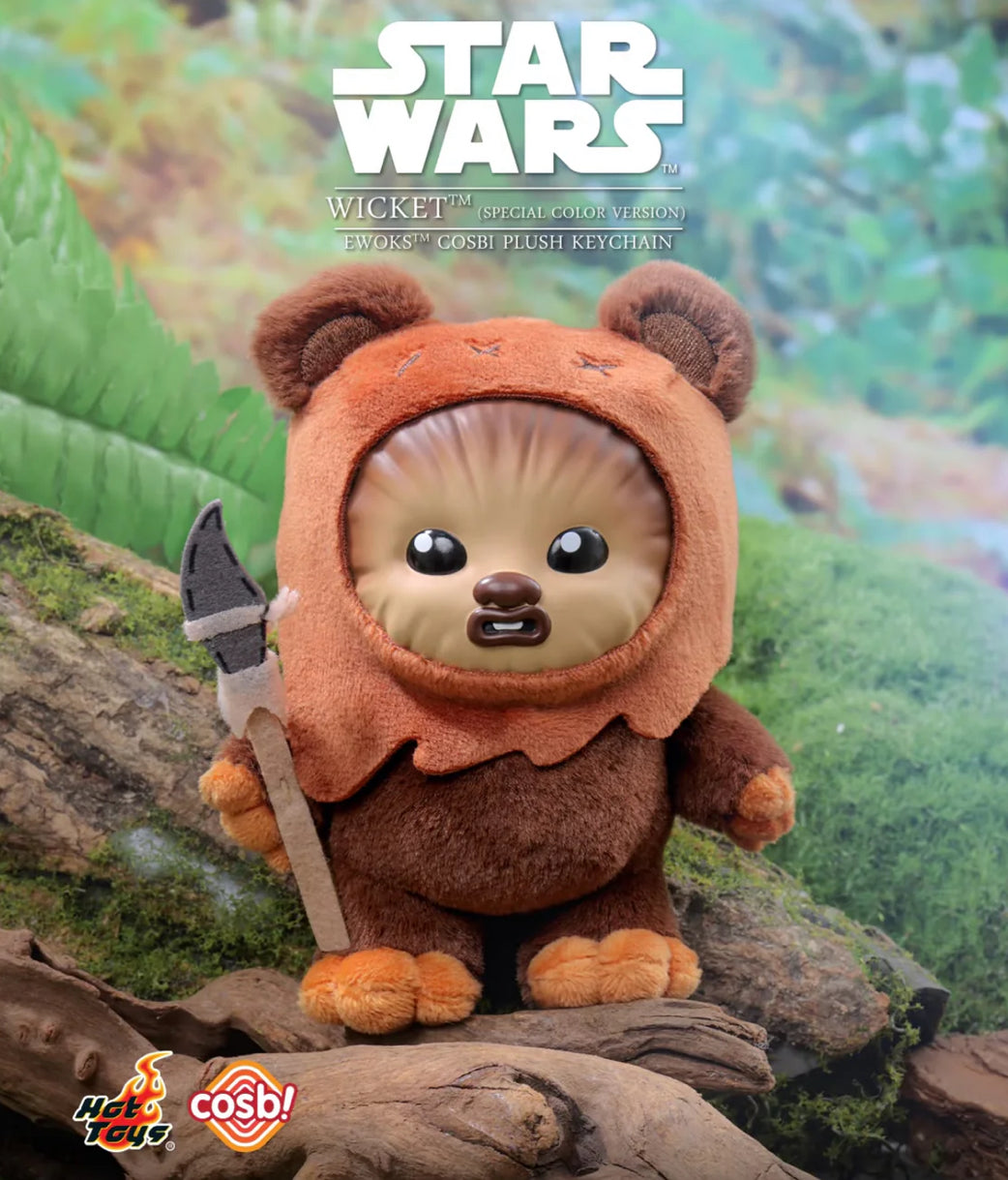 Star Wars Ewoks Cosbi Plush Keychain Collection - 1 Blind Box