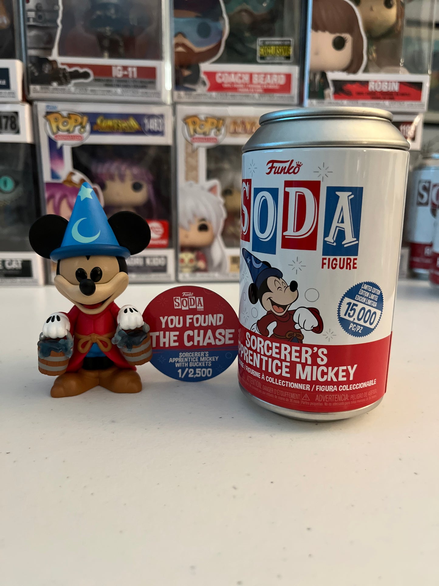 Funko Vinyl Soda Sorcerer's Apprentice Mickey Chase