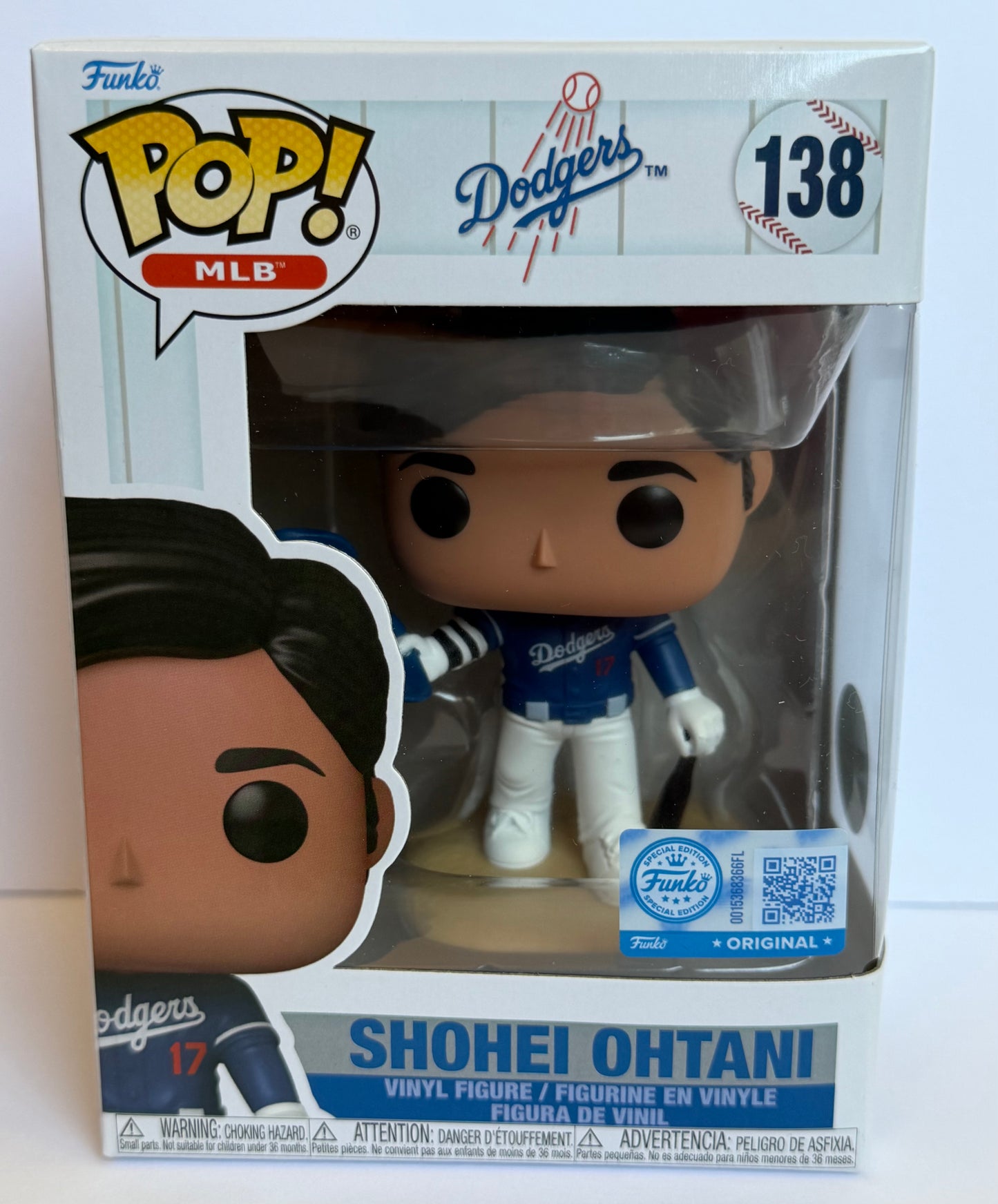 Funko Pop! Shohei Ohtani #138 Los Angeles Dodgers Clubhouse Exclusive