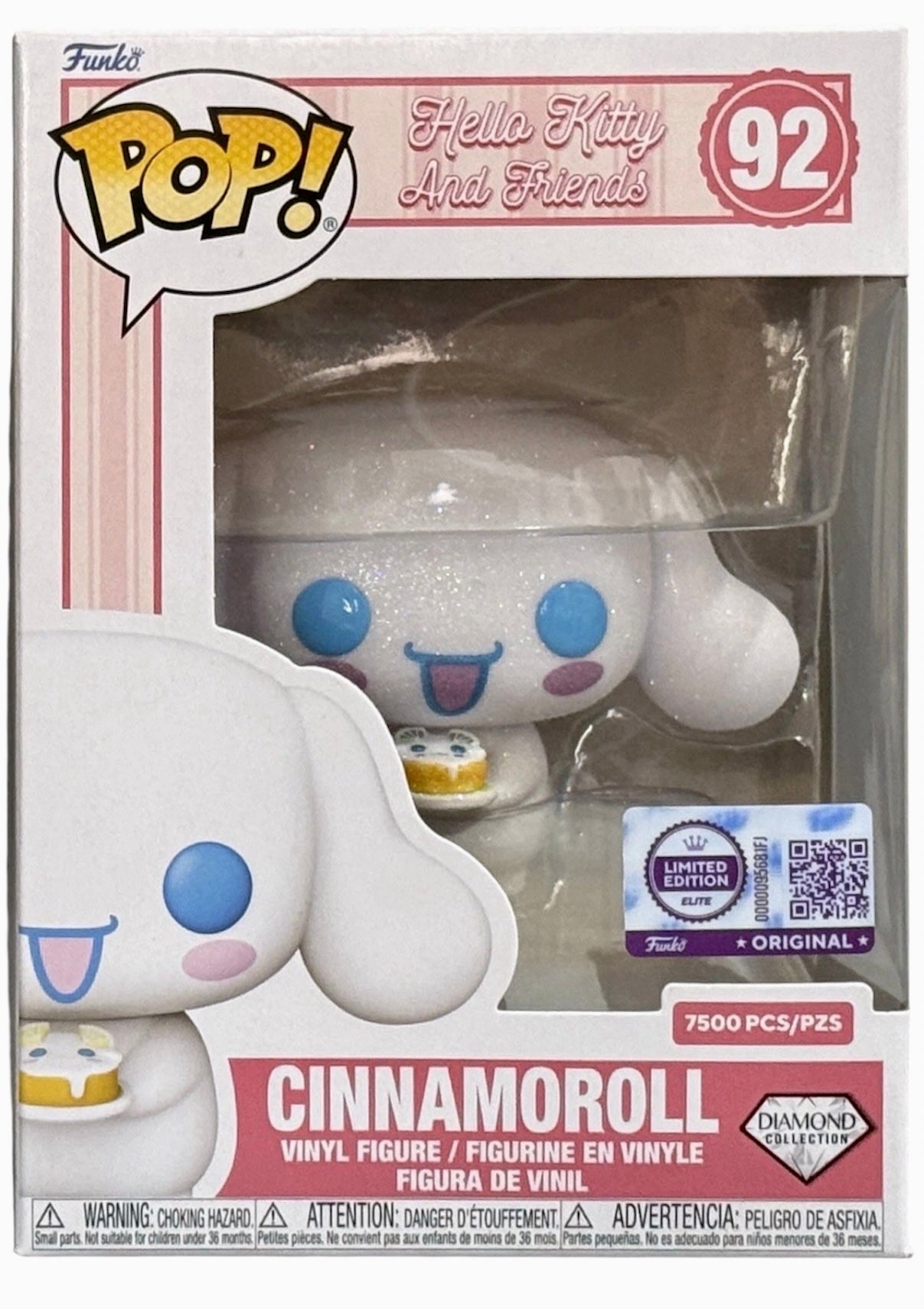 Funko Pop! Hello Kitty & Friends Cinnamoroll (Diamond LE 7500 PCS) #92