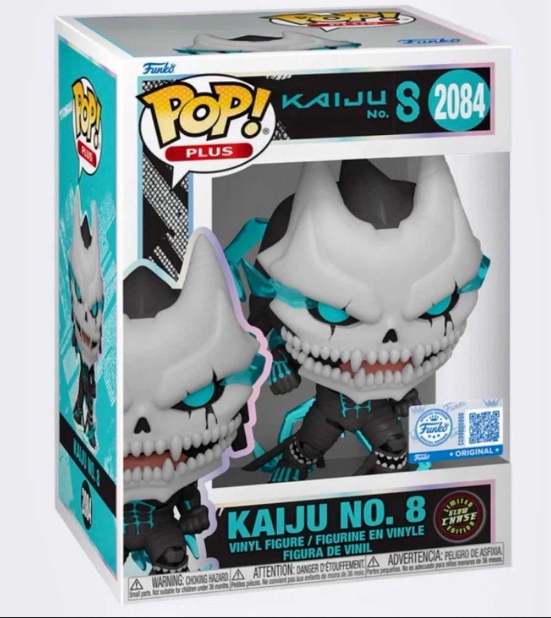 Funko Pop Plus Kaiju No. 8 #2084 Bundle Common + Limited Glow Chase