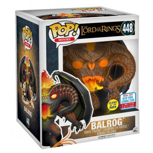 Lord of the Rings Balrog Glow in the Dark Fall Convention Exclusive Funko Pop!