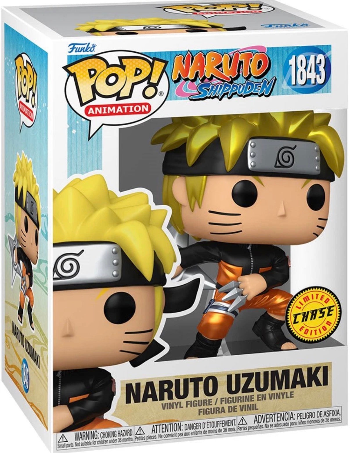 Funko Pop! Naruto Uzumaki #1843 Chase