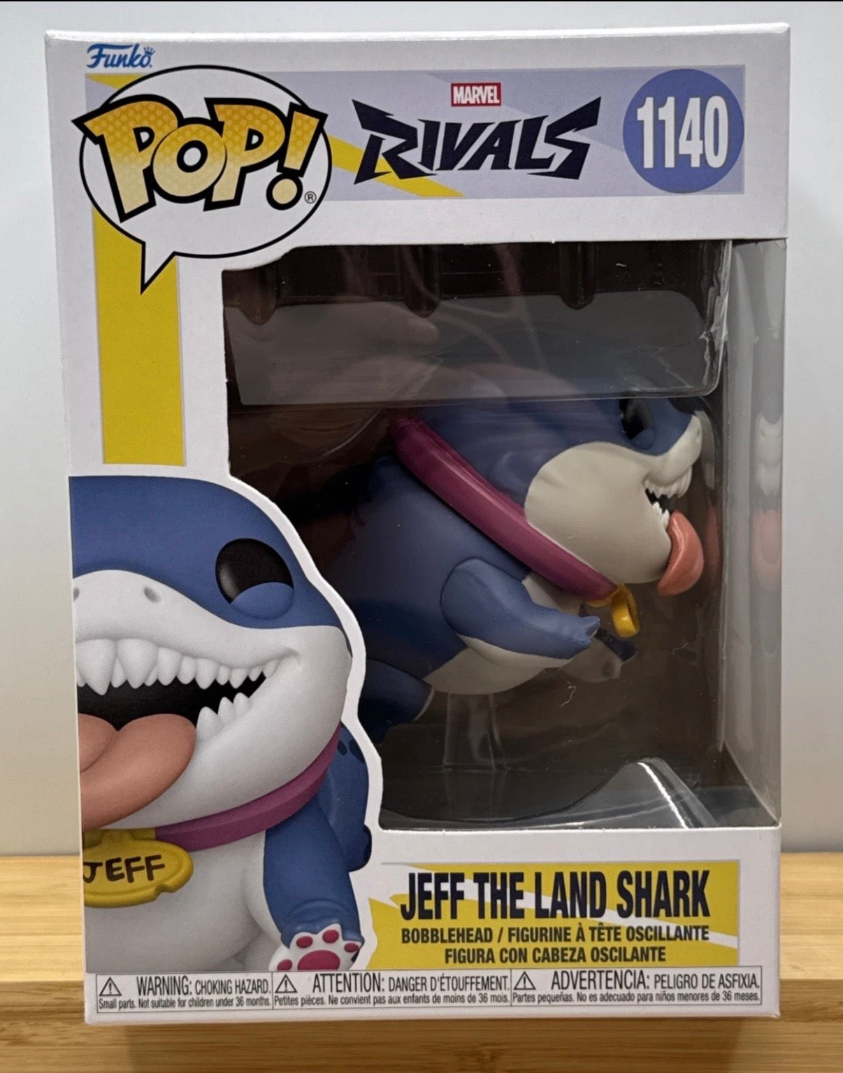 Funko Pop! Jeff the Land Shark #1140 Marvel Rivals Vinyl Figure