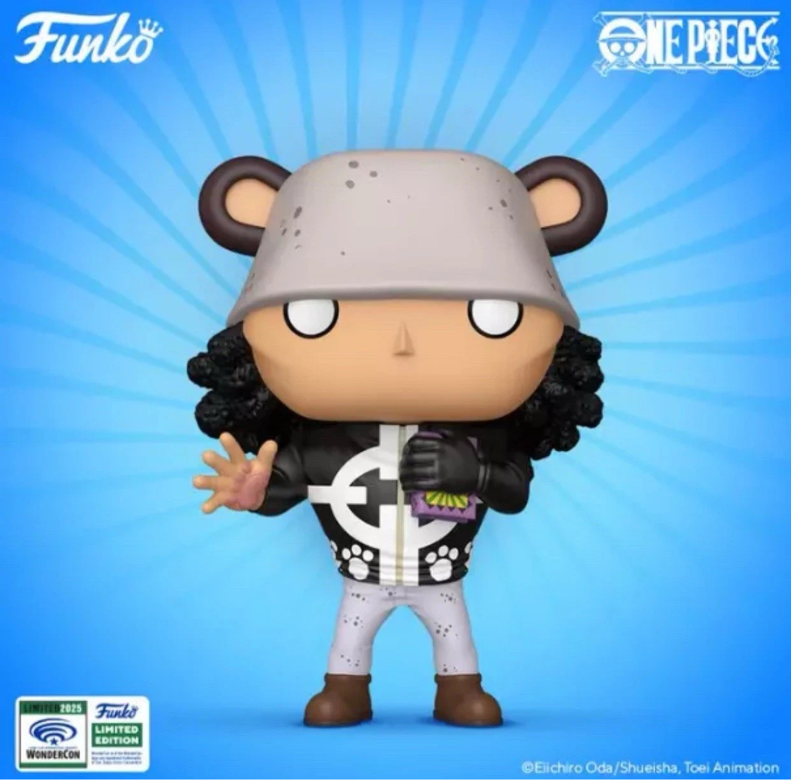 Funko Pop! Animation One Piece Bartholomew
Kuma WonderCon Exclusive Con Sticker