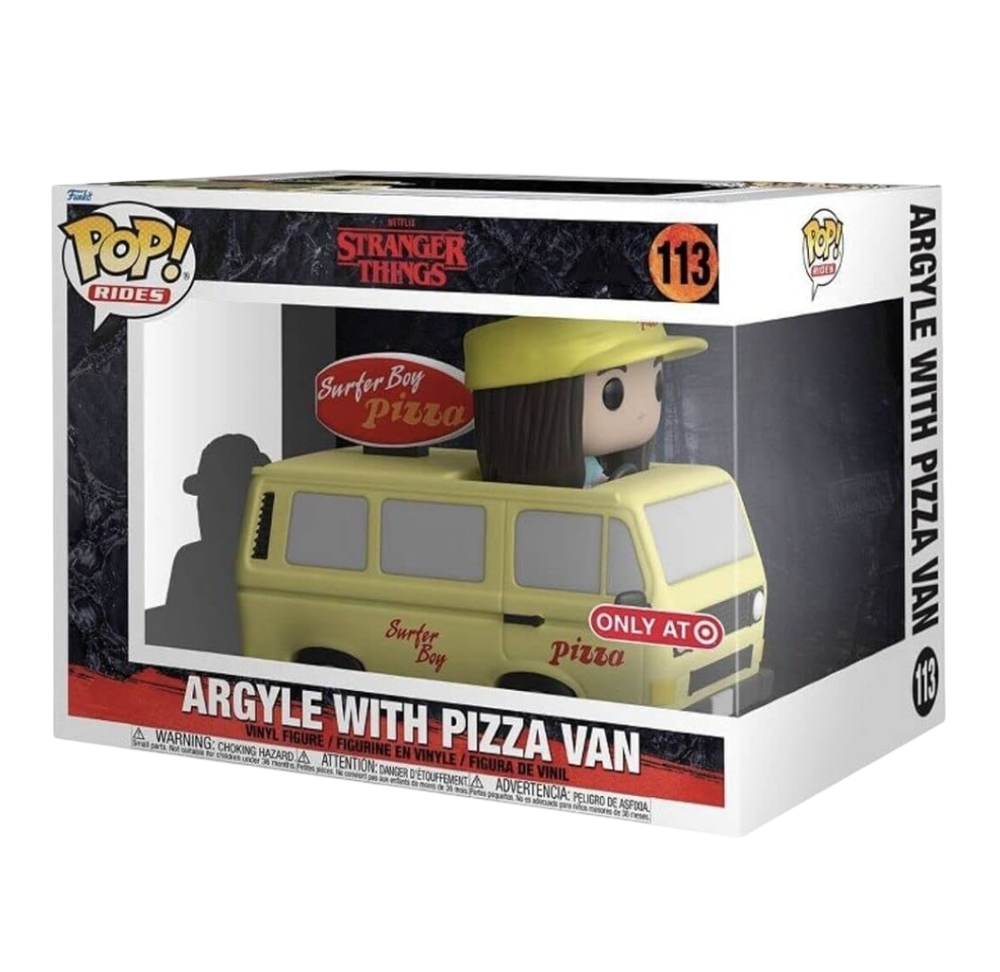 Funko Pop! Rides: Super Deluxe Stranger Things Season 4 - Argyle with Pizza Van #113