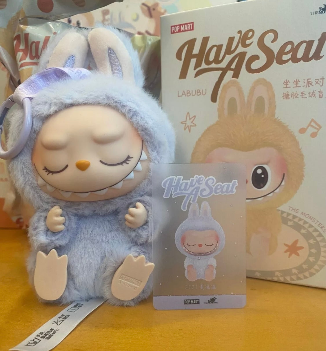 100% Authentic Pop Mart Labubu The Monsters Have a Seat Zizi