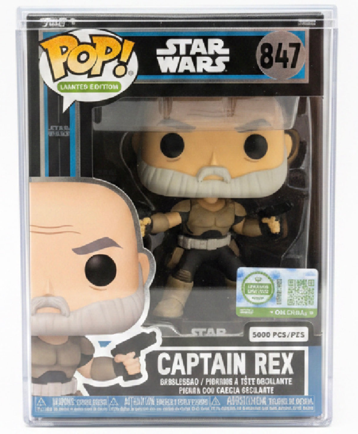 Funko Pop! Star Wars Captain Rex #847 Ultra LE 5000 Chalice Exclusive