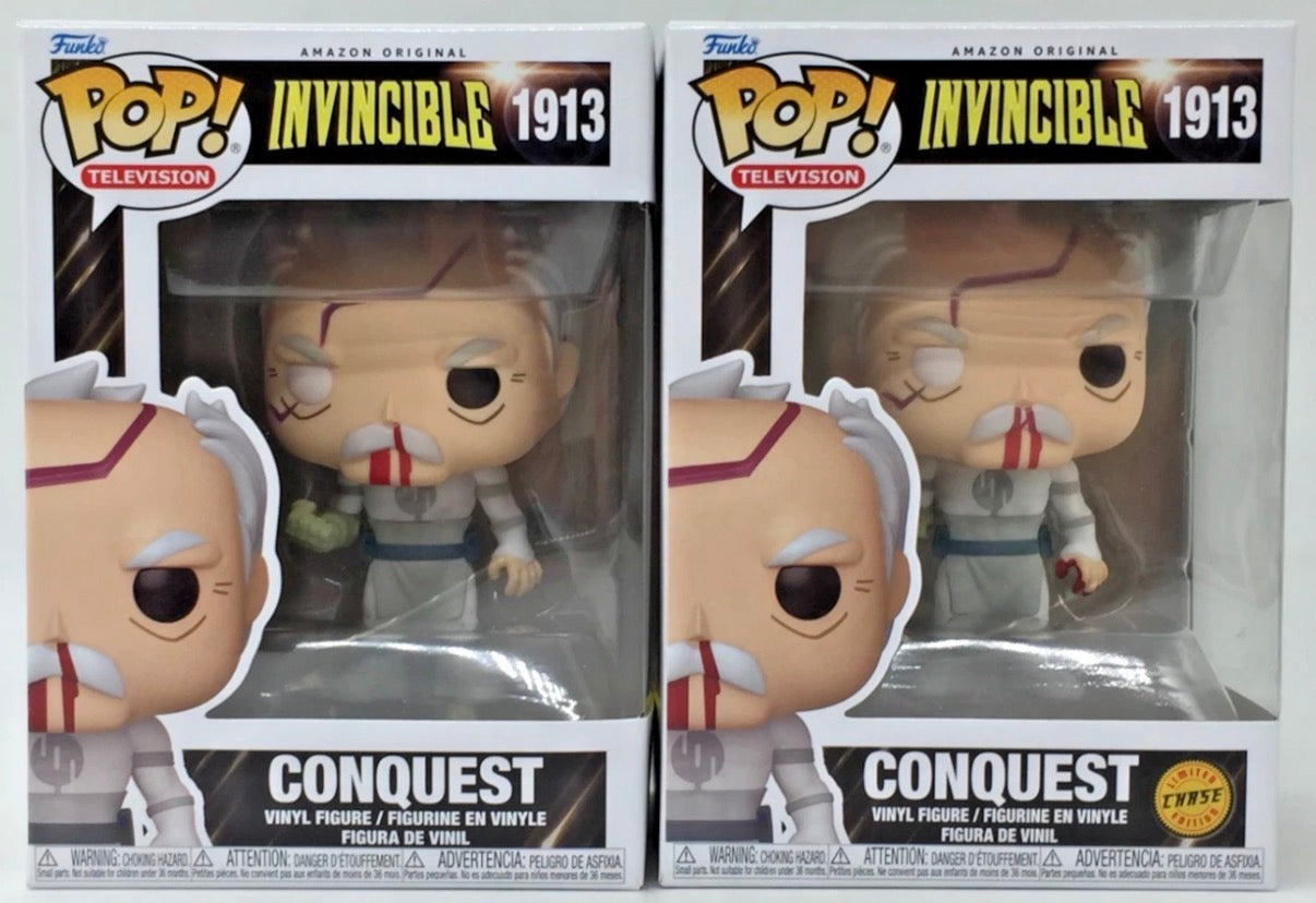 Funko Pop! Invincible Conquest #1913 Common + Chase Bundle