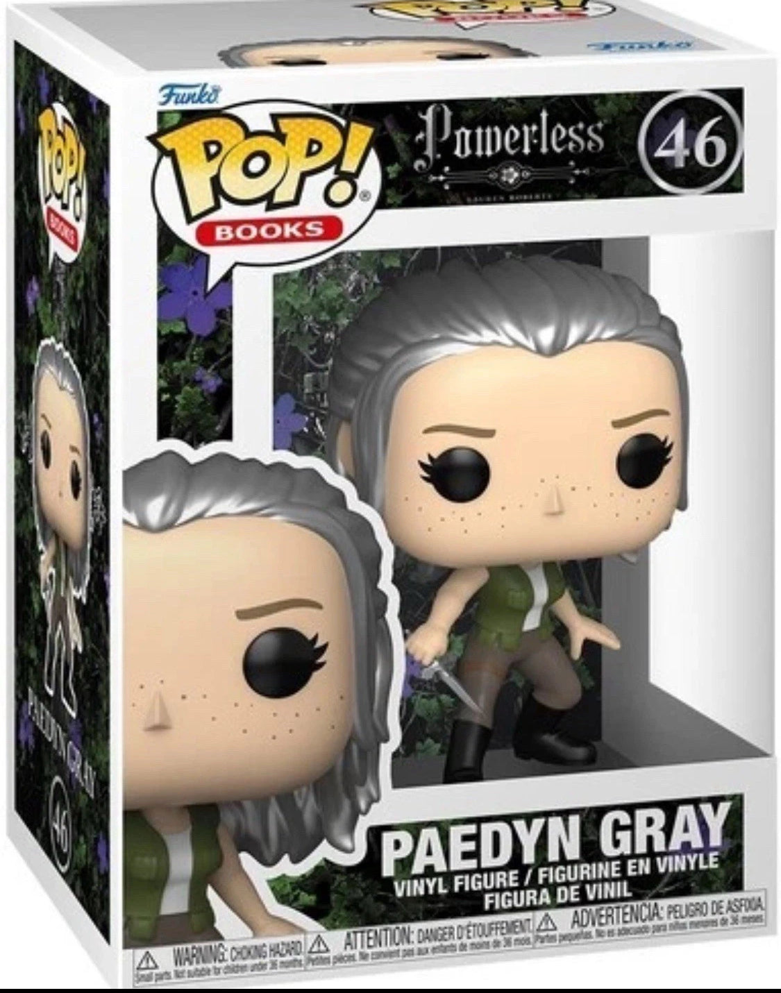 Funko Pop! Books Powerless Paedyn Gray 46 and Kai Azer 47  Bundle Set of 2