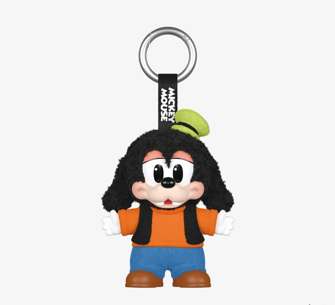Pop Mart Mickey and Family Cute Together Keychain Goofy