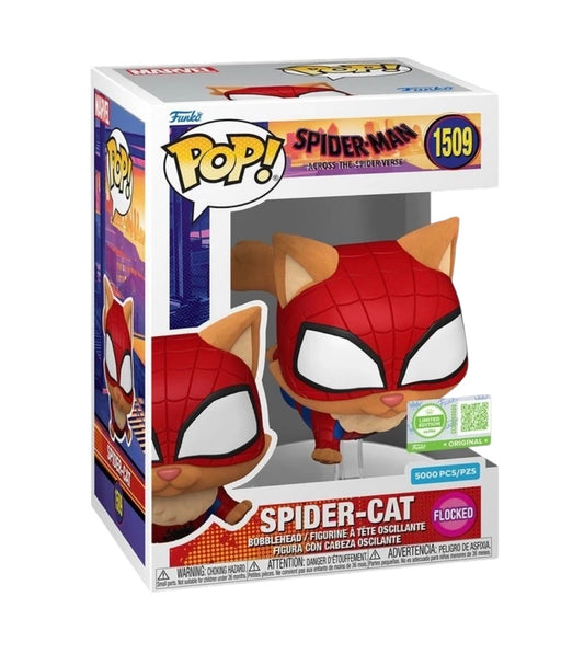 Marvel Spider-man Spider Cat Flocked Exclusive Vinyl Figure LE 5000 pieces