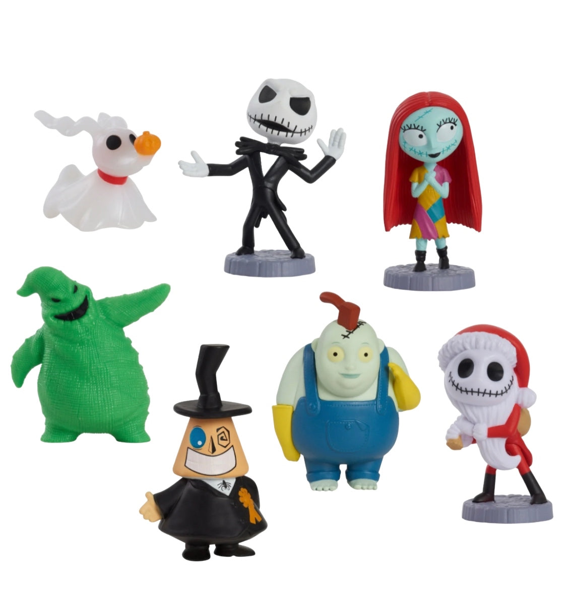 Disney Tim Burton's the Nightmare before Christmas 7-piece Collectible Figure set