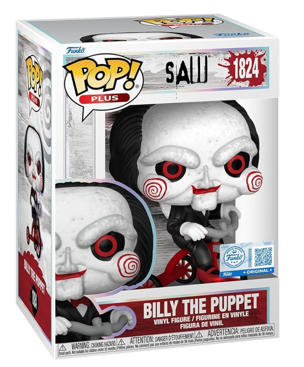 Funko Pop! Movies Horror Saw Billy the Puppet Set of 3 Limited Edition Exclusive Viny Figures