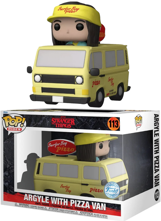 Funko Pop! Rides: Super Deluxe Stranger Things Season 4 - Argyle with Pizza Van #113