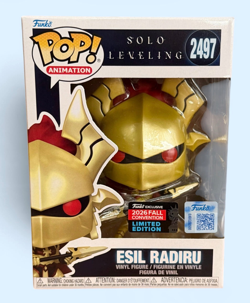 Funko Pop! Solo Leveling Esil Radiru #2497 Funko Exclusive 2026 Fall Convention Limited Edition