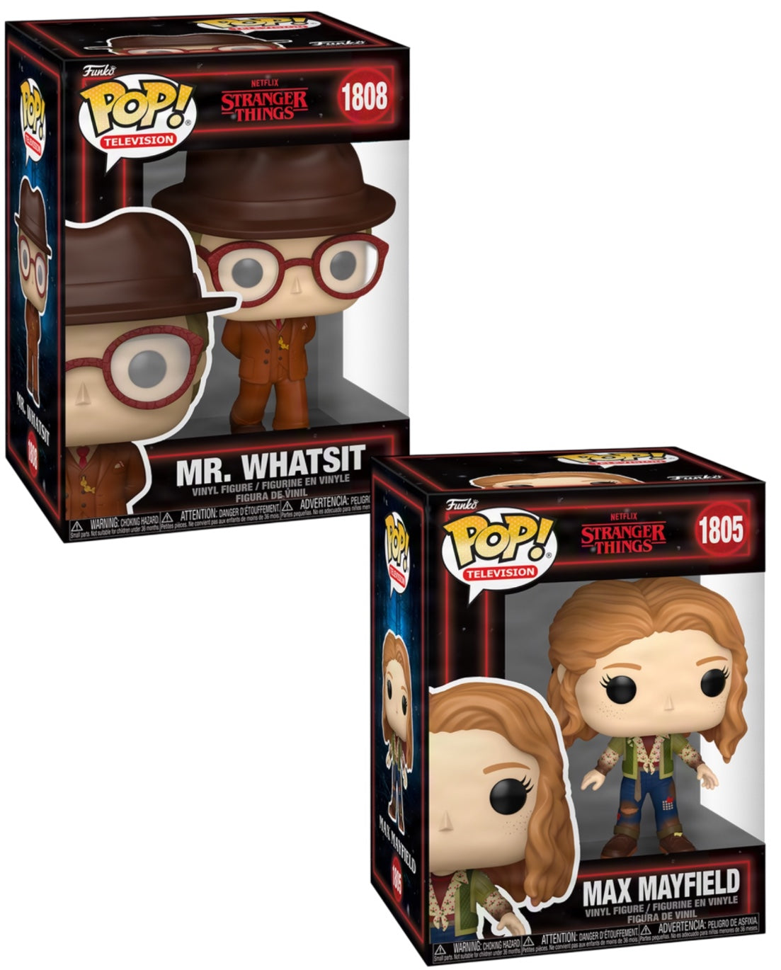 Funko Pop! Stranger Things Season 5 Max and Mr. Whatsit Vinyl Figures Set of 2