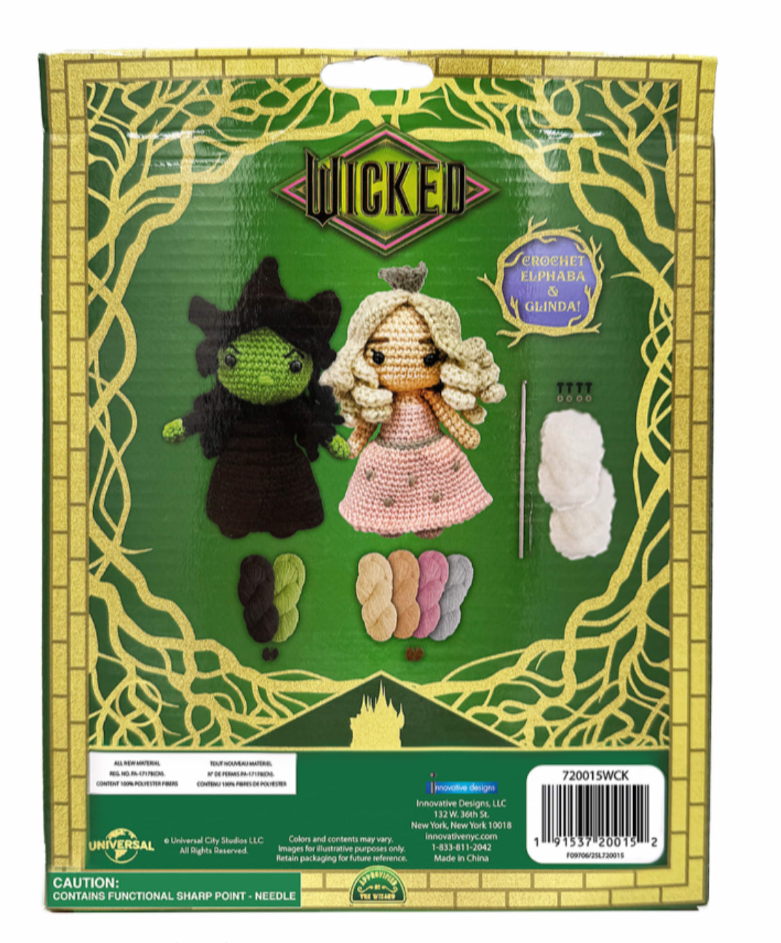 Wicked Glinda and Elphaba Crochet Kit