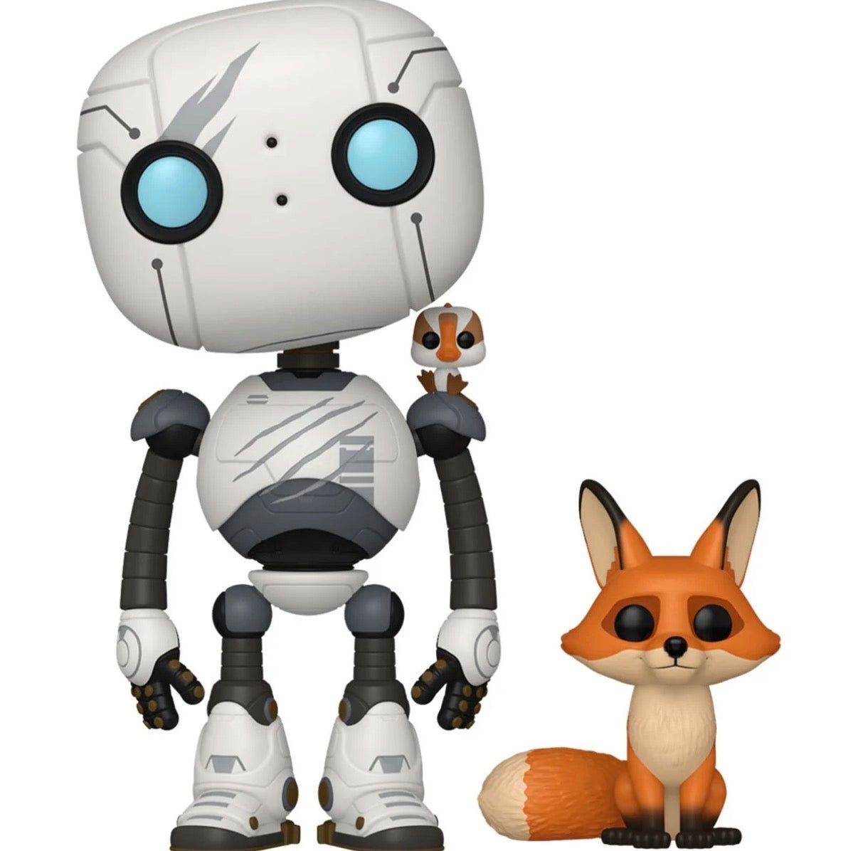 Funko Pop! The Wild Robot Roz with Fink & Brightbill Vinyl Figure and Buddy #179