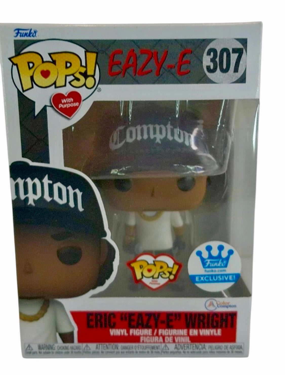 Funko Pop! Rocks Eric Eazy-E Wright - Pops With Purpose Exclusive Vinyl Figure