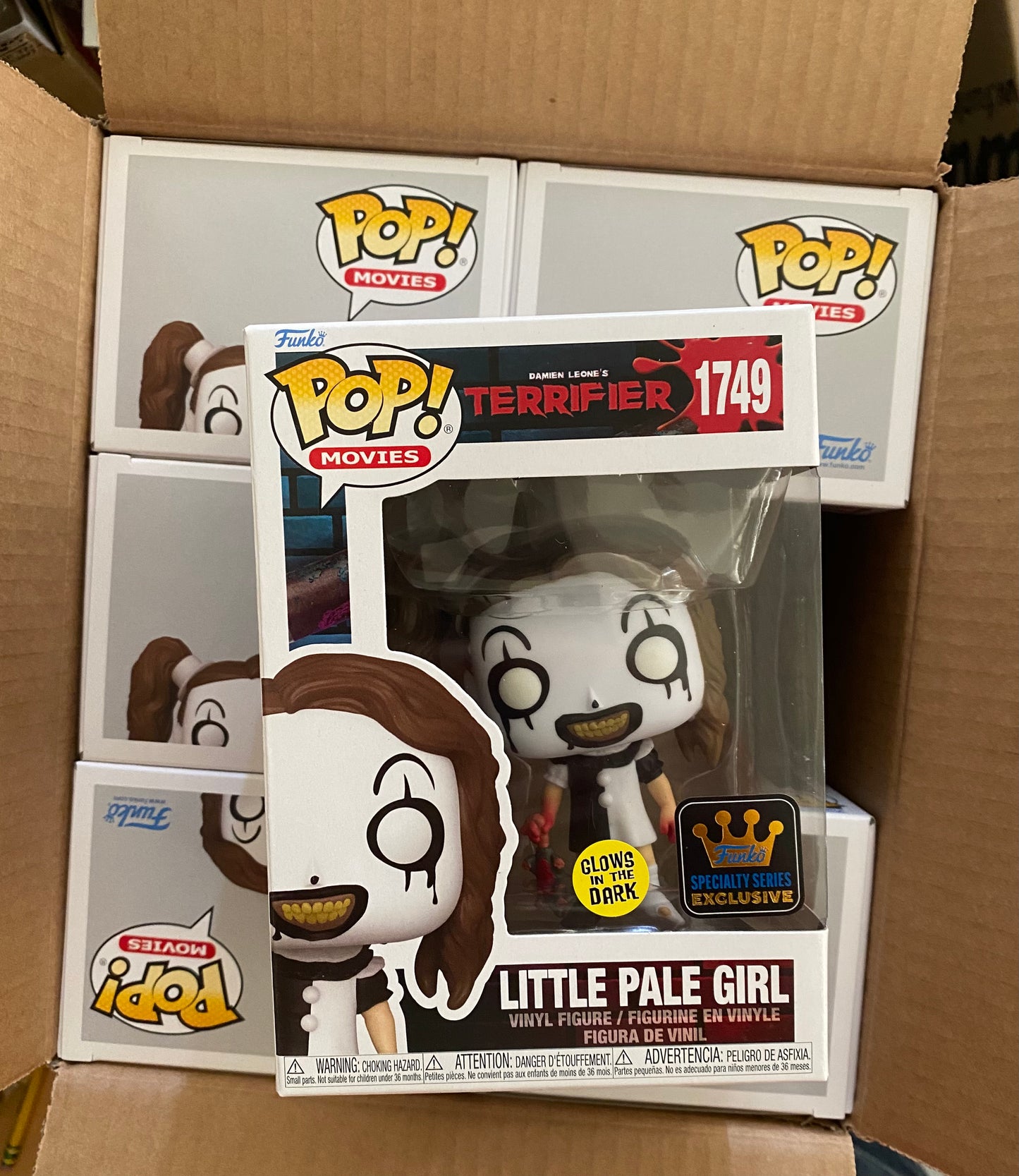 Funko Pop Terrifier Little Pale Girl Glows in the Dark Specialty Series #1749
