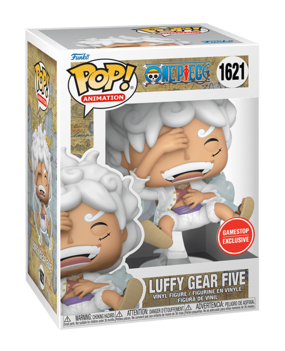 One Piece Laughing Luffy Gear Five #1621 Exclusive Vinyl Figure