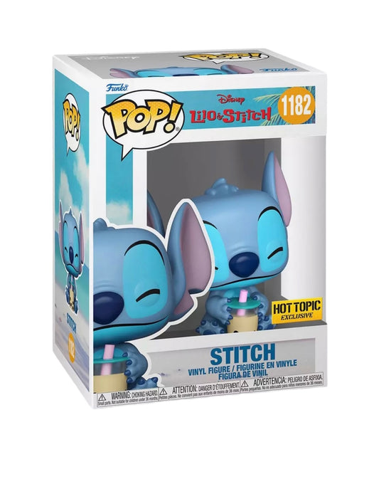 Disney Lilo and Stitch - Stitch with Boba Exclusive Funko Pop!