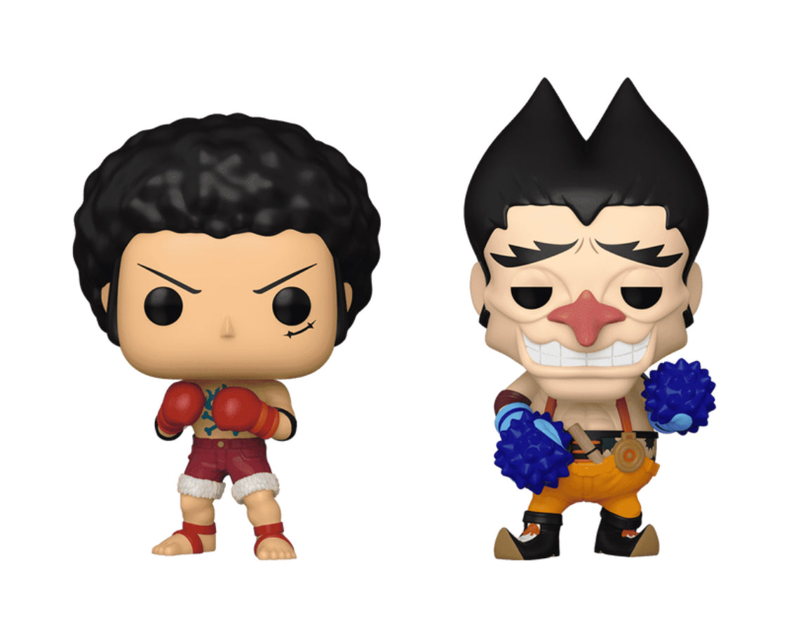 Anime One Piece Luffy & Foxy 2-Pack Exclusive Vinyl Figures