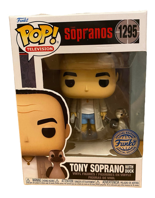 The Sopranos Tony Soprano with Duck Exclusive Funko Pop!