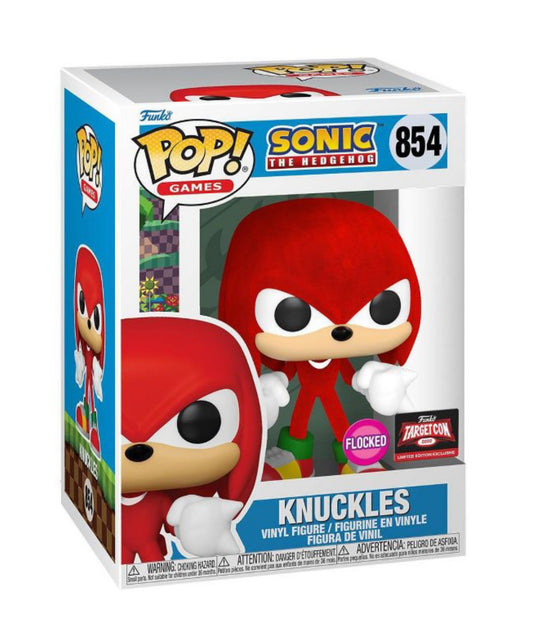 Sonic the Hedgehog Flocked Knuckles Exclusive Funko Pop