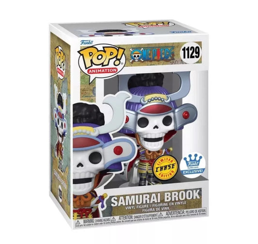 One Piece Samurai Brook Chase Metallic Exclusive Funko Pop!