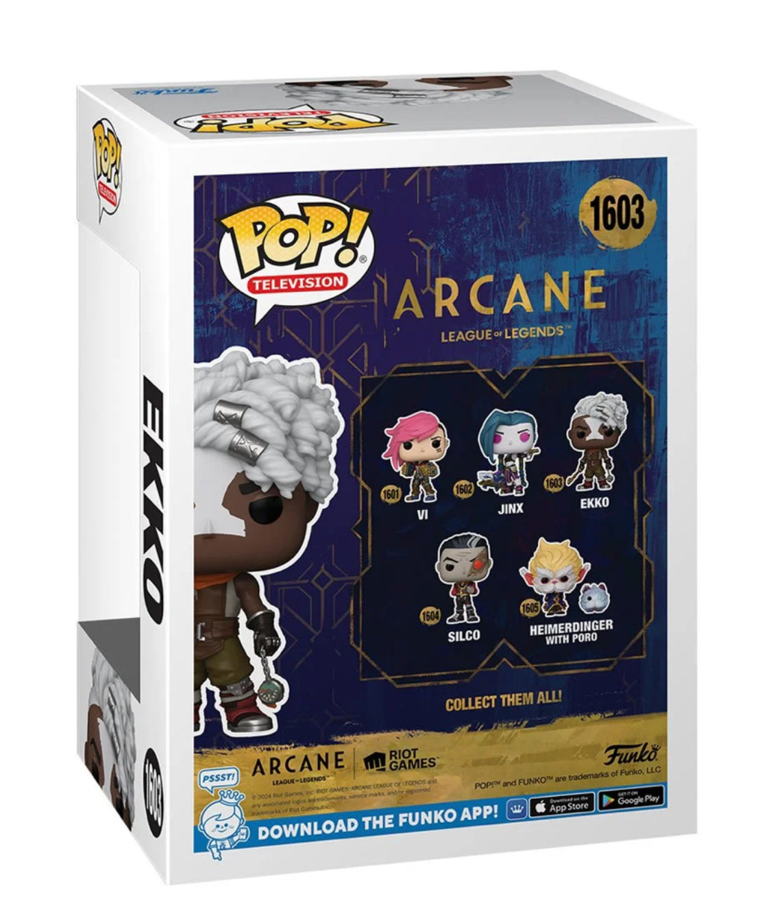 Arcane League of Legends Ekko Funko Pop! Vinyl Figure #1603