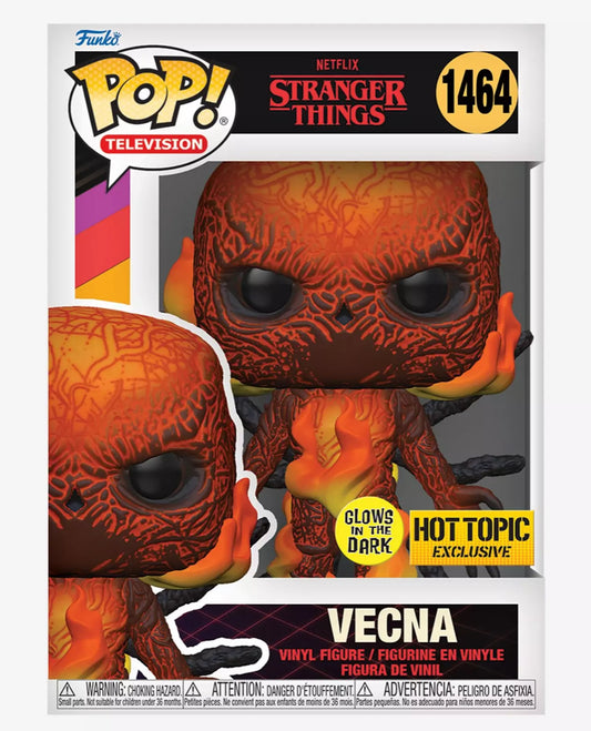 Funko Pop Stranger Things Vecna Glow in the Dark Exclusive