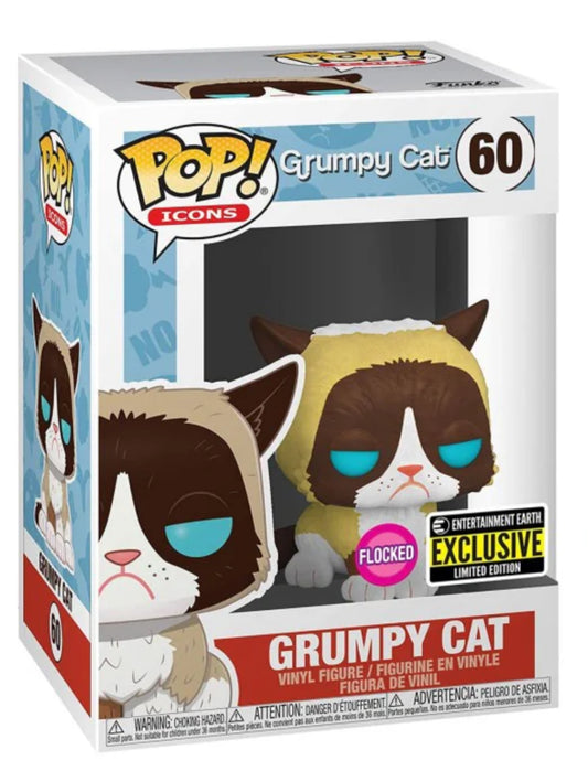 Funko Pop Icon Grumpy
Cat Flocked EE Exclusive
New Vinyl Figure Vaulted