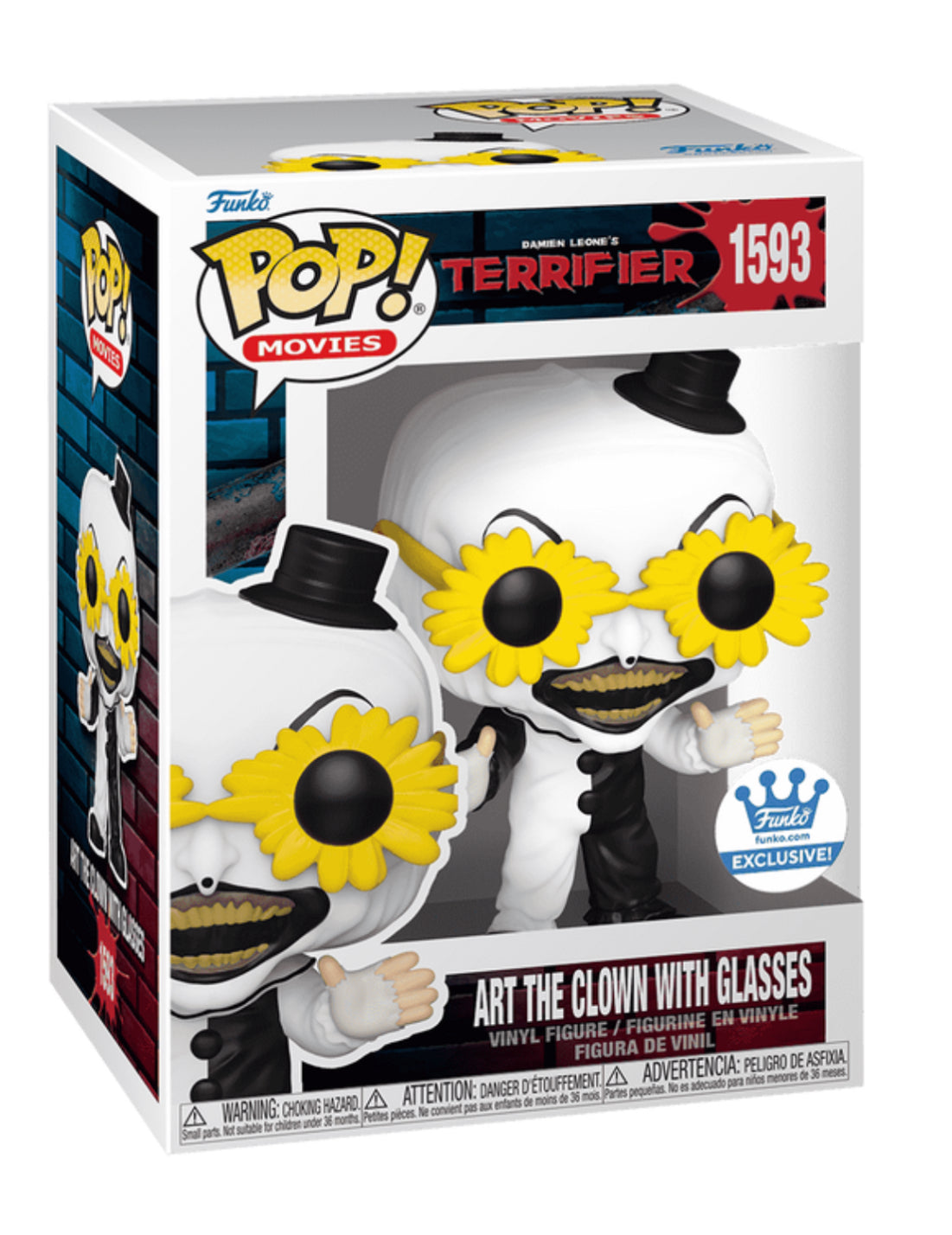 POP! ART THE CLOWN WITH GLASSES Funko Shop Exclusive