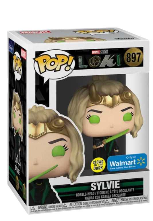 Marvel Loki Sylvie Glow in the Dark Exclusive Funko Pop