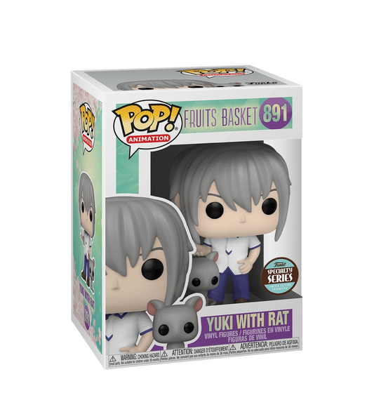 Funko Pop Animation Fruits Basket Yuki with Rat Vinyl Figure Speciality Series