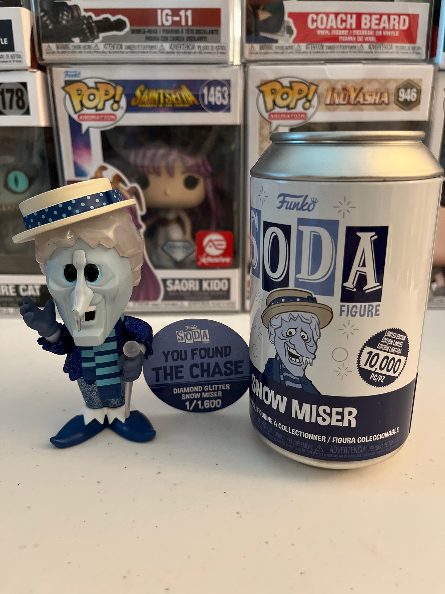 Funko Vinyl Soda The Year without Santa Claus Snow Miser Diamond Chase