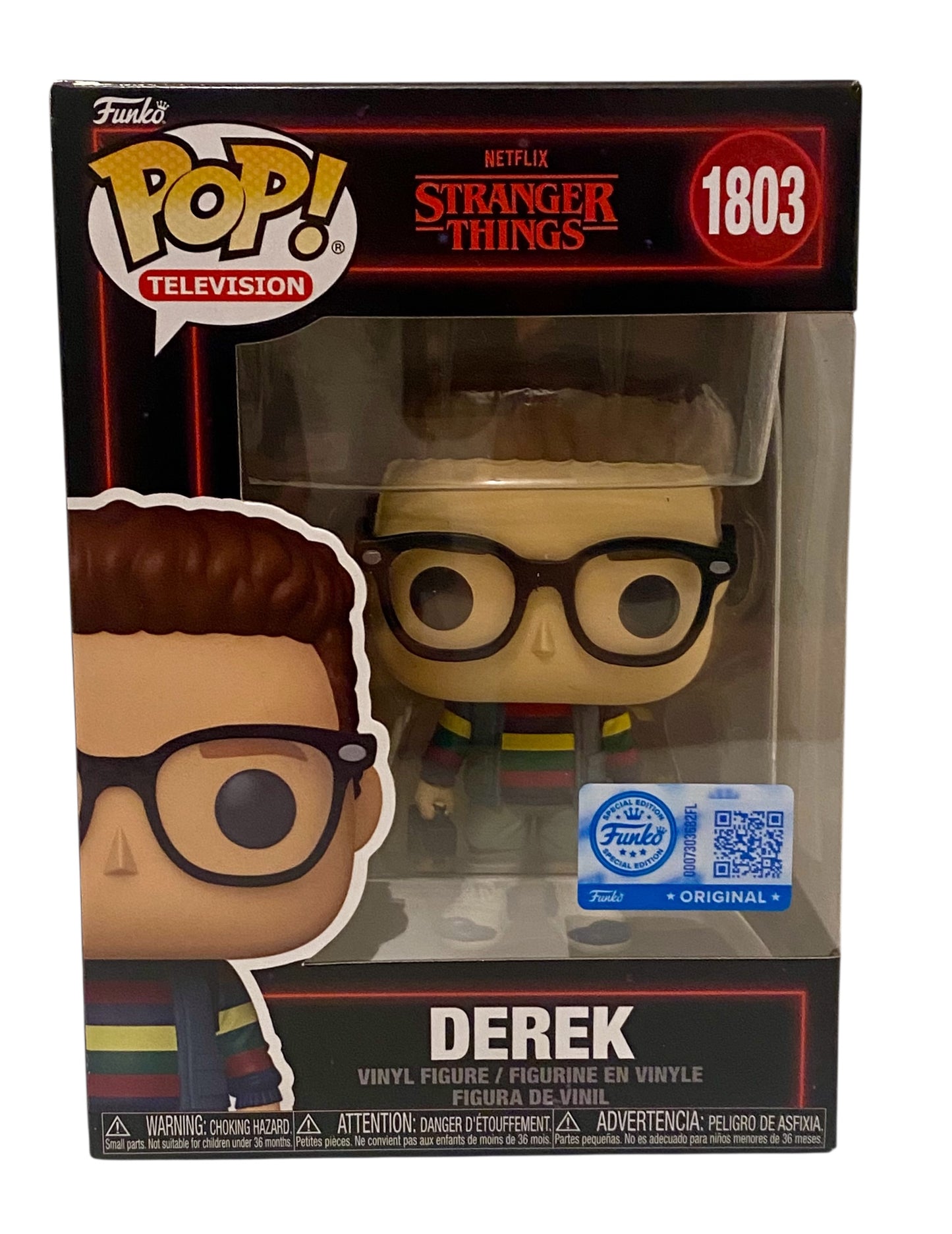 Funko Stranger Things – Derek Turnbow New Character Exclusive Vinyl Figure Season 5 Finale
