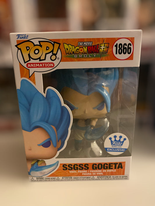SSGSS Gogeta Funko Pop Dragon Ball Z Super Broly Movie Exclusive