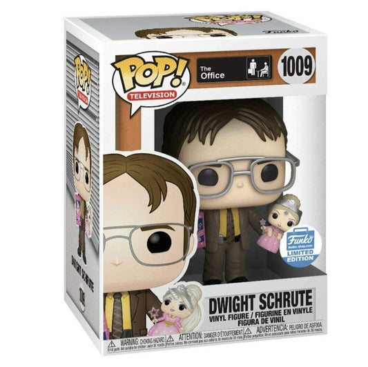 Funko Pop! The Office Dwight Schrute W/ Princess Unicorn Doll #1009