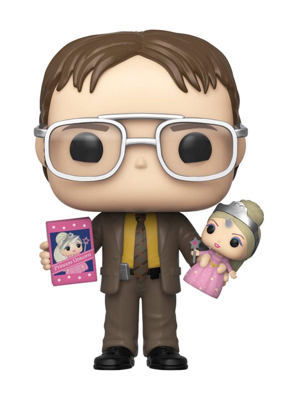 Funko Pop! The Office Dwight Schrute W/ Princess Unicorn Doll #1009