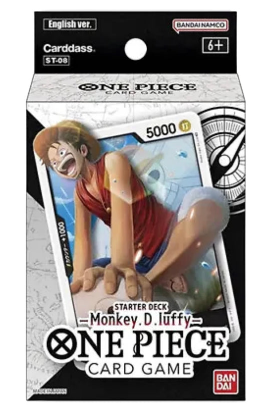 One Piece Cards - Starter Deck ST-08 - MONKEY D. LUFFY (50-Card Deck)