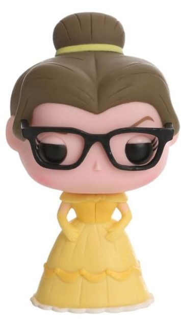 Disney Princess Hispter Belle with Glasses Exclusive Funko Pop!