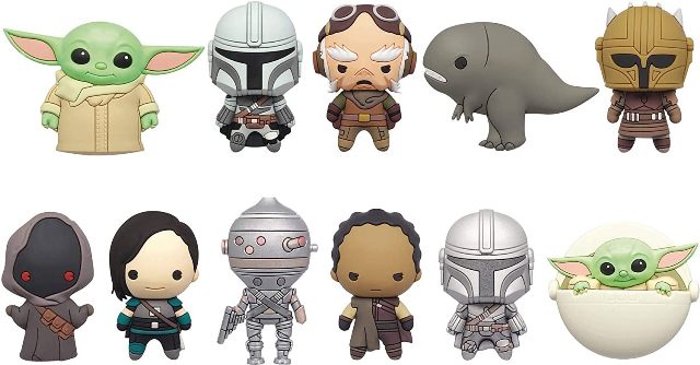 Star Wars The Mandalorian Series 1 - 3D Foam Bag Clip - Set of 2 Blind Bags