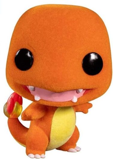 Pokemon Flocked Charmander EEEC Exclusive Funko Pop! Con Sticker
