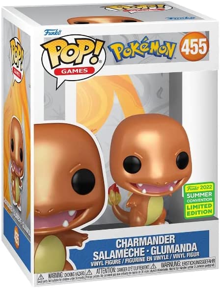 Pokemon Metallic Charmander Funko Exclusive Shared Sticker