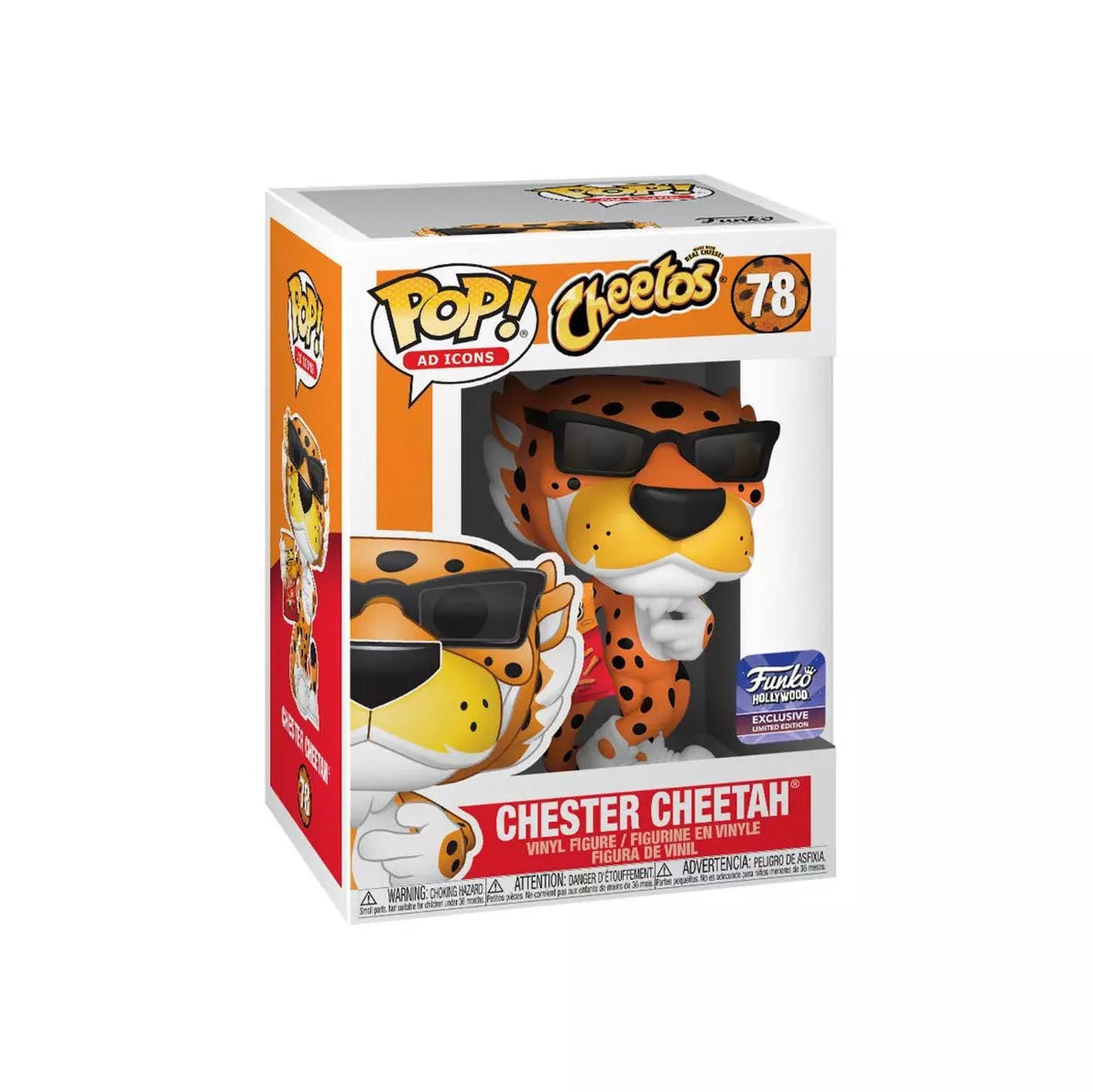 Funko POP! Ad Icons: Chester Cheetah with Bag #78 Hollywood Limited Edition Exclusive