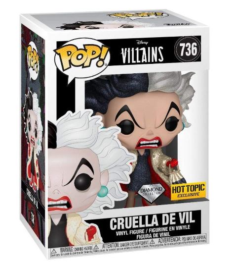 Disney Villains Cruella De Vil Diamond Exclusive Funko Pop!