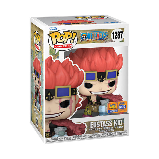 One Piece Eustass Kid Wondercon  Con Sticker Exclusive Funko Pop!